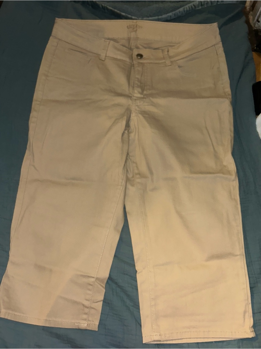 Tan capri pants